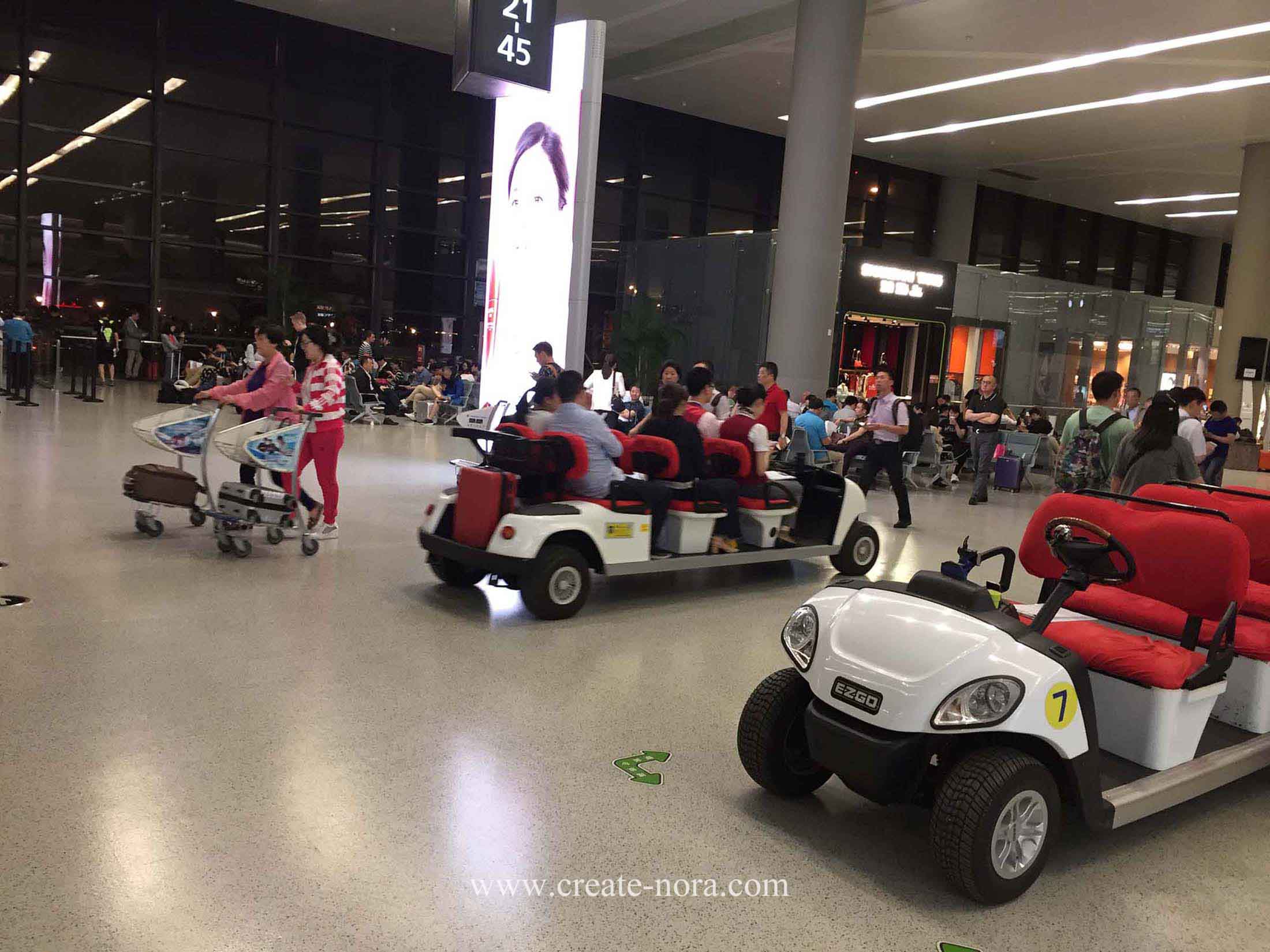 the photo of nora rubber flooring in Hongqiao Airport T2 10